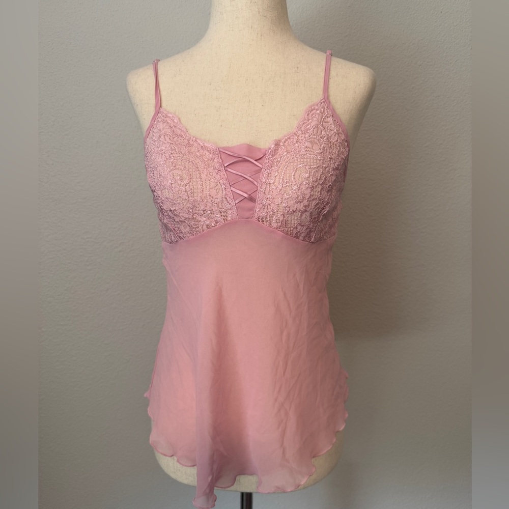 Y2K Coquette Sheer Cami💞
